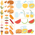 Honey Bee Lovely Layers Backyard Bites Dies hbds-llbydbt Summer Picnic