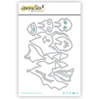 Honey Bee Lovely Layers Bat Dies hbds-llbat Metal Outlines in Package