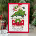Honey Bee Lovely Layers Beach Bound Holiday Add-On Dies hbds-llbbhld Christmas Travel Card | color-code:ALT01