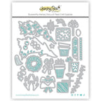 Honey Bee Lovely Layers Beach Bound Holiday Add-On Dies hbds-llbbhld Product View Card