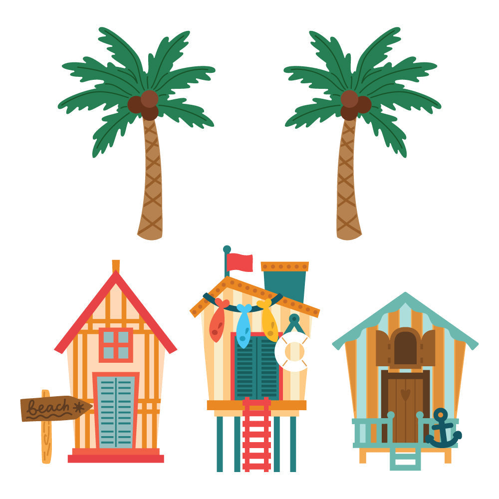 Honey Bee Lovely Layers Beach Houses Dies hbds-llbeach