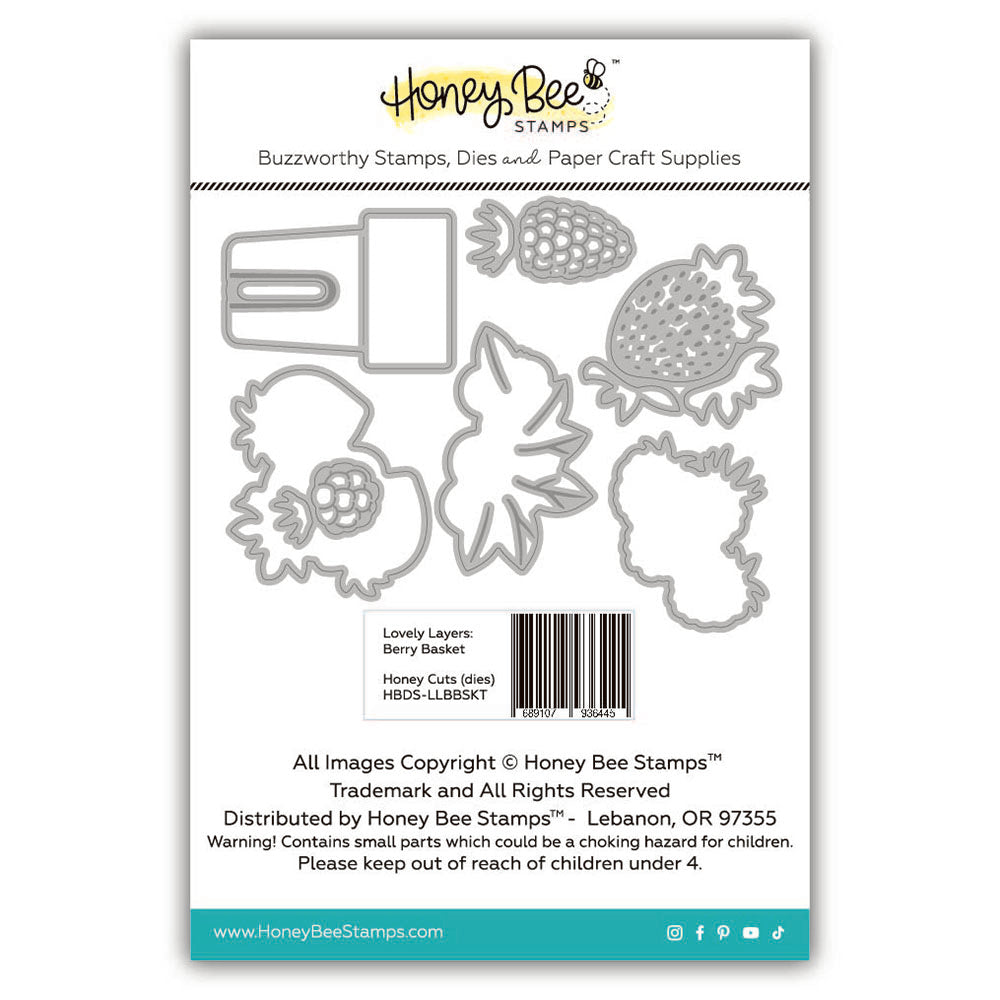 Honey Bee Lovely Layers Berry Basket Dies hbds-llbbskt Product Image