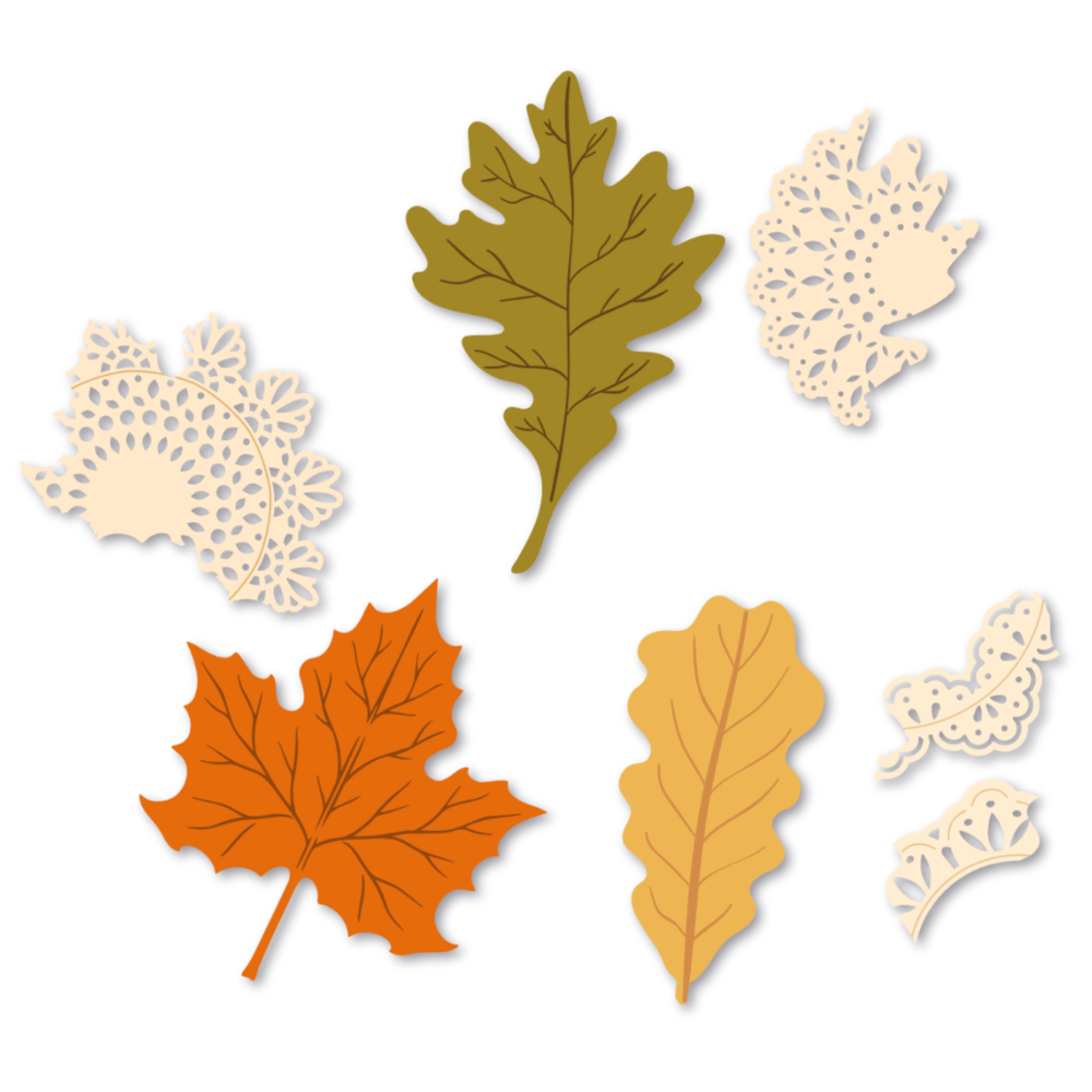 Honey Bee Lovely Layers Boho Leaves Dies hbds-llbhol Product Image