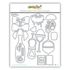Honey Bee Lovely Layers Bootini Cocktails Dies hbds-llbootc Packaging Image