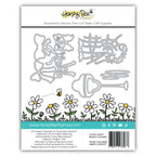 Honey Bee Lovely Layers Bootini Cocktails Dies hbds-llbootc Rear Packaging Image