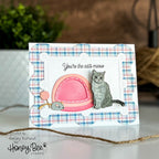Honey Bee Lovely Layers Cat Bed Dies hbds-llcbed Kelley Kohout Card