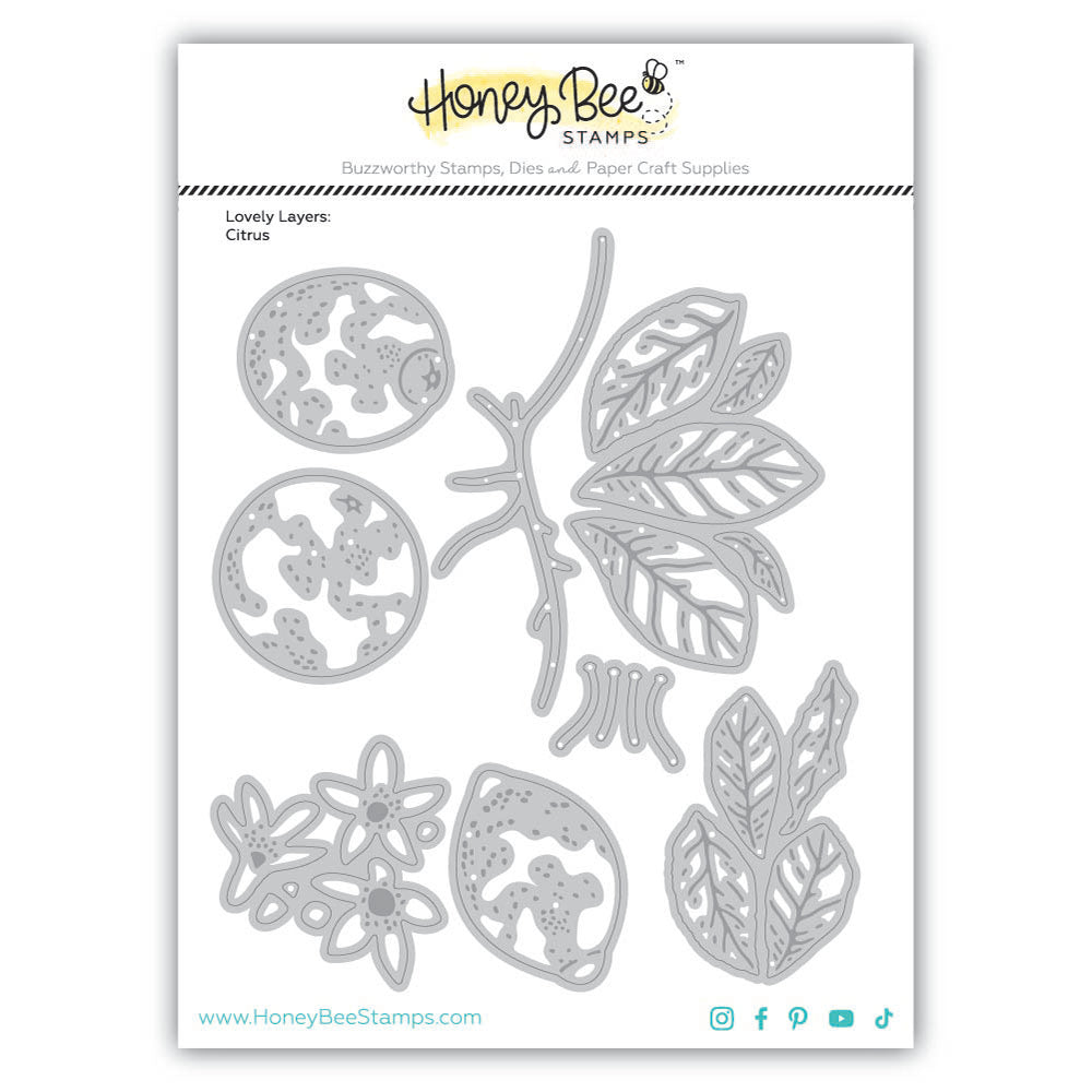 Honey Bee Lovely Layers Citrus Dies hbds-llctrs Product Image