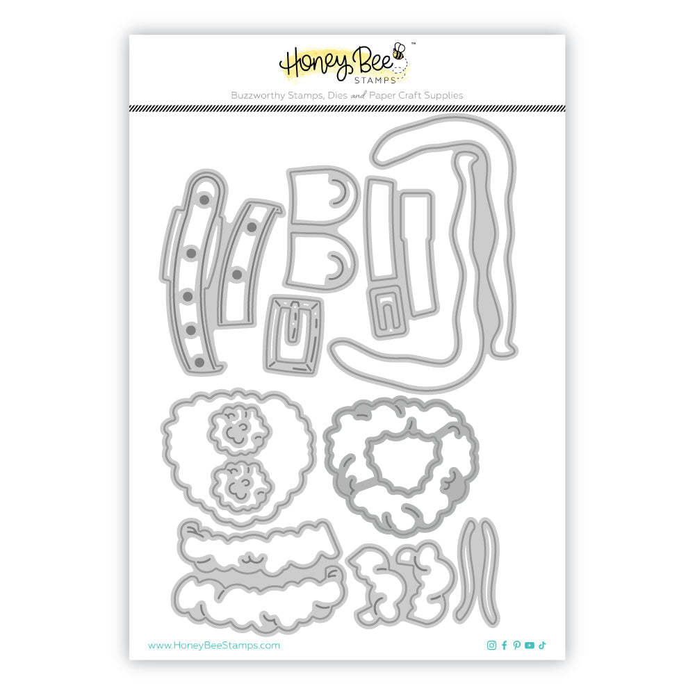 Honey Bee Lovely Layers Coat And Add On Dies Bundle LL-Holiday-Coat-Add-on-Packaged