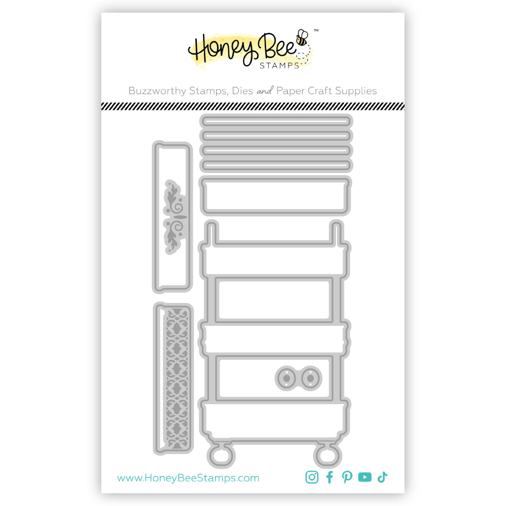 Honey Bee Lovely Layers Craft Cart Dies hbds-llccrt Product Image