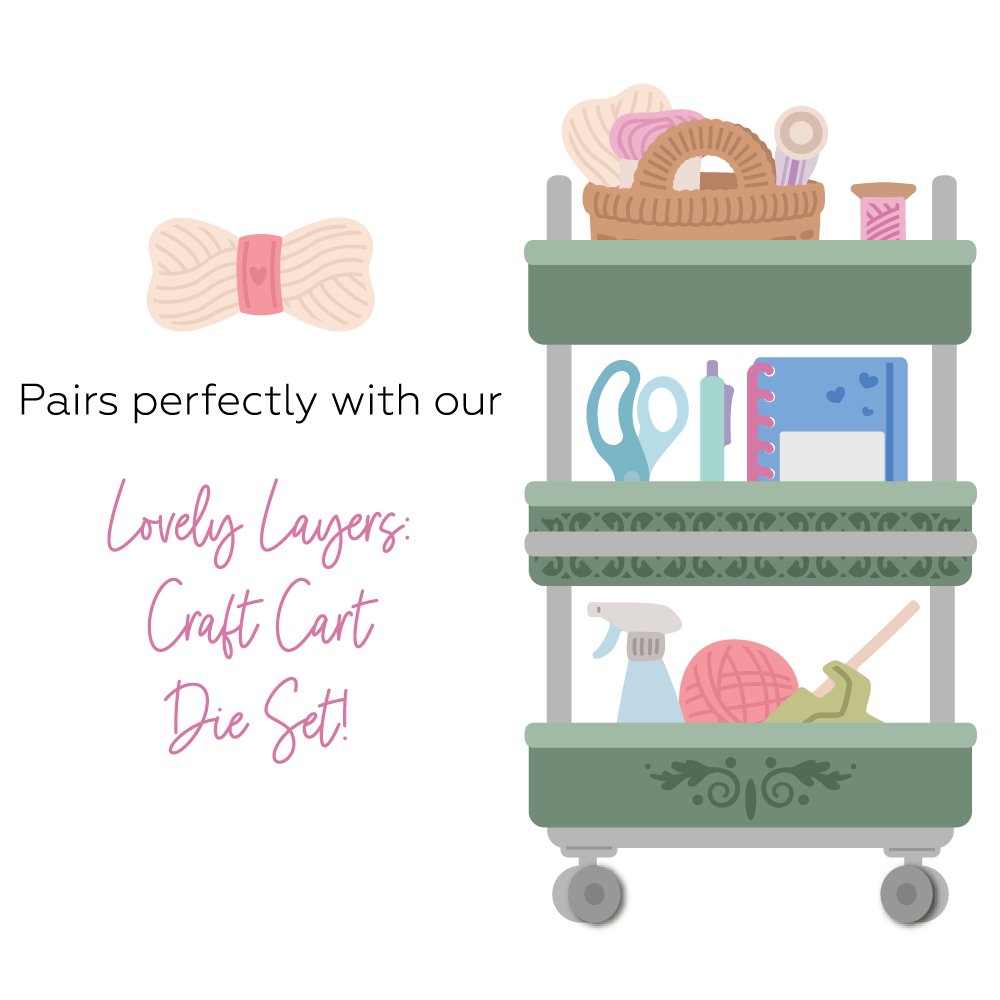 Honey Bee Lovely Layers Craft Cart Dies hbds-llccrt Supplies