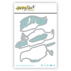 Honey Bee Lovely Layers Crow Dies hbds-llcrow Metal Dies In Package
