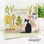 Honey Bee Lovely Layers Dog Beds Dies hbds-lldogb Keiko Ichikawa Card