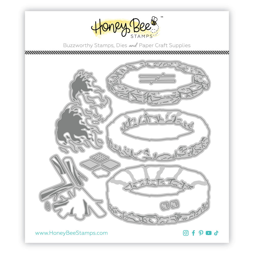 Honey Bee Lovely Layers Firepit Dies hbds-llfpit Product Image
