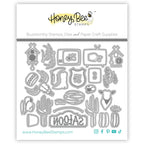 Honey Bee Lovely Layers Fireplace Lodge Add-On Dies hbds-llfldg Product Image