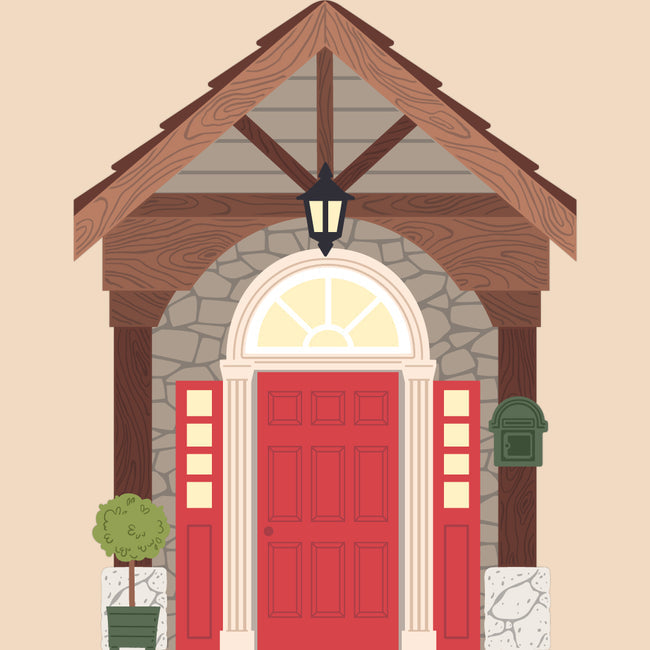 Honey Bee Lovely Layers Front Porch Dies hbds-llfpor
