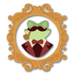 Honey Bee Lovely Layers Gallery Wall Baroque Frames And Gentlemen Add On Dies Bundle Color Sample of Coordinating Items Together