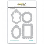 Honey Bee Lovely Layers Gallery Wall Baroque Frames And Gentlemen Add On Dies Bundle HBDS-LLGWBF in Package