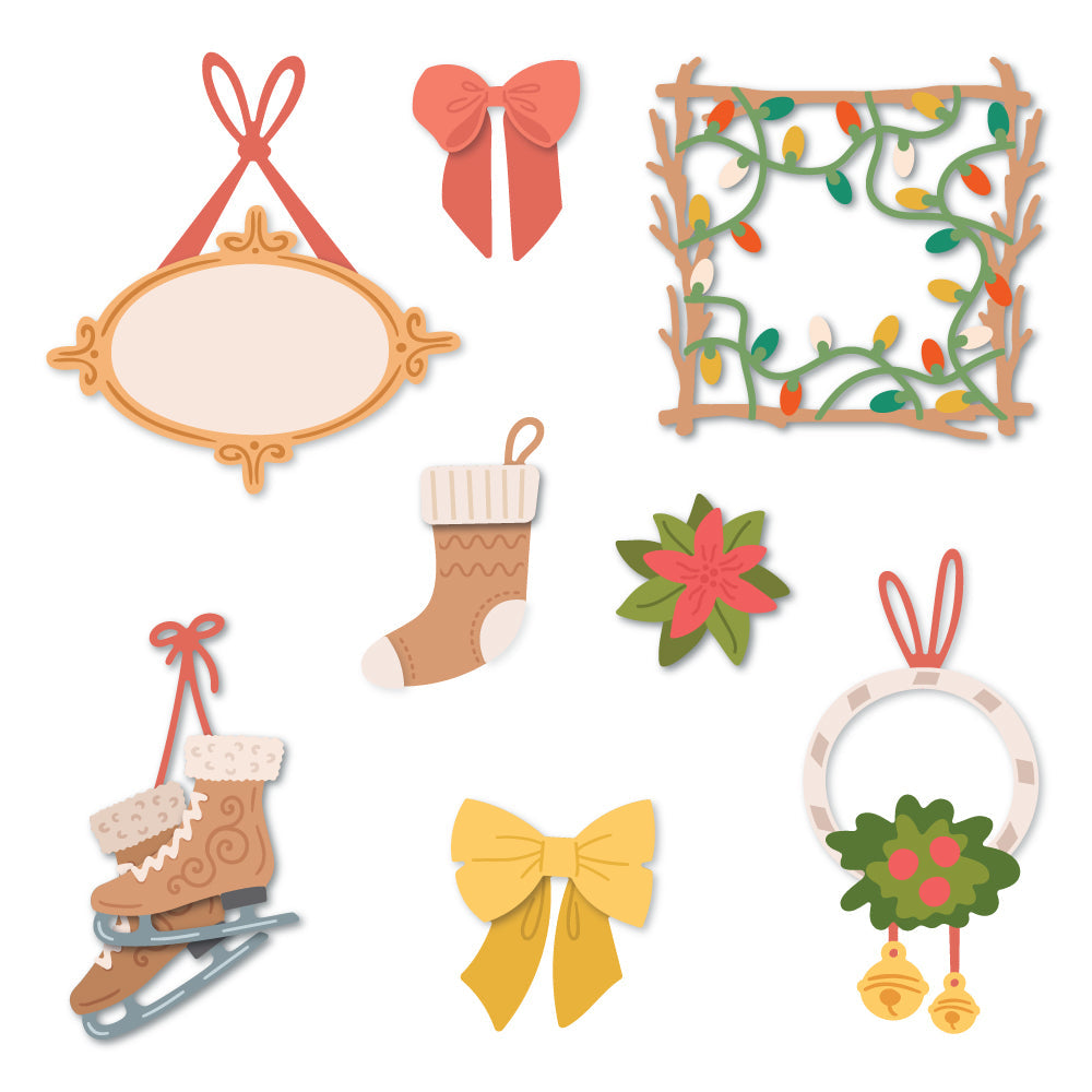 Honey Bee Lovely Layers Gallery Wall Holiday Dies hbds-llgwhl