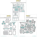 Honey Bee Lovely Layers Hoosier Cabinet And Add-Ons Dies Bundle