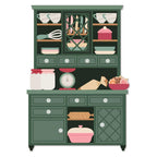 Honey Bee Lovely Layers Hoosier Cabinet And Add-Ons Dies Bundle HBDS-LLHOBKLL Mock Up