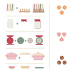 Honey Bee Lovely Layers Hoosier Cabinet And Add-Ons Dies Bundle HBDS-LLHOBKLL Mock Up with Cookies Building Sheet