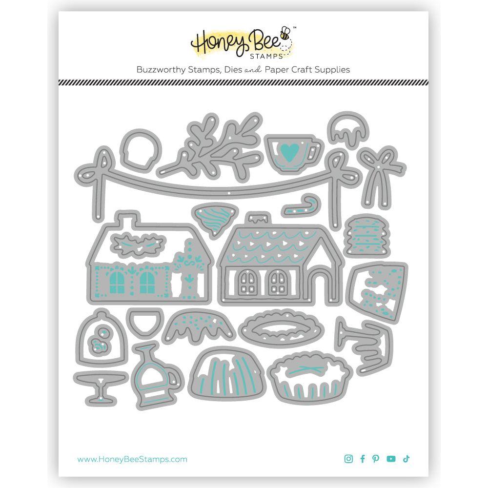 Honey Bee Lovely Layers Hoosier Cabinet And Add-Ons Dies Bundle HBDS-LLHOHOLLL in Package