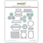 Honey Bee Lovely Layers Hoosier Cabinet Baking Add-On Dies hbds-llhobk Detailed Image