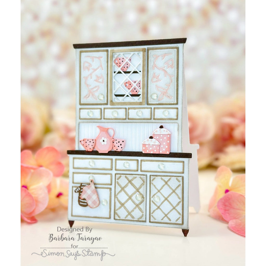 Honey Bee Lovely Layers Hoosier Cabinet Dies hbds-llhooc Mothers Day Card | color-code:ALT03