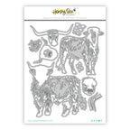 Honey Bee Lovely Layers Hooves And Horns Dies hbds-llhhrn Packaging Image