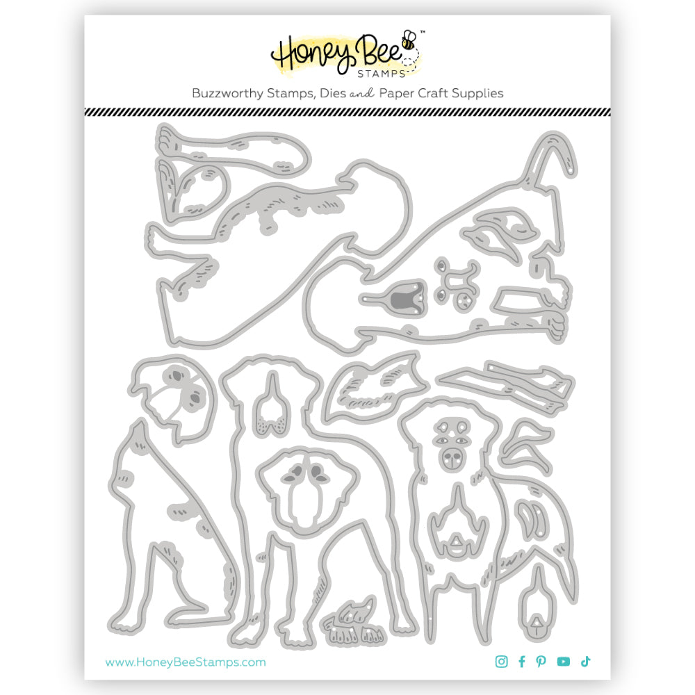 Honey Bee Lovely Layers Large Dogs Dies hbds-lllgdg Product Image