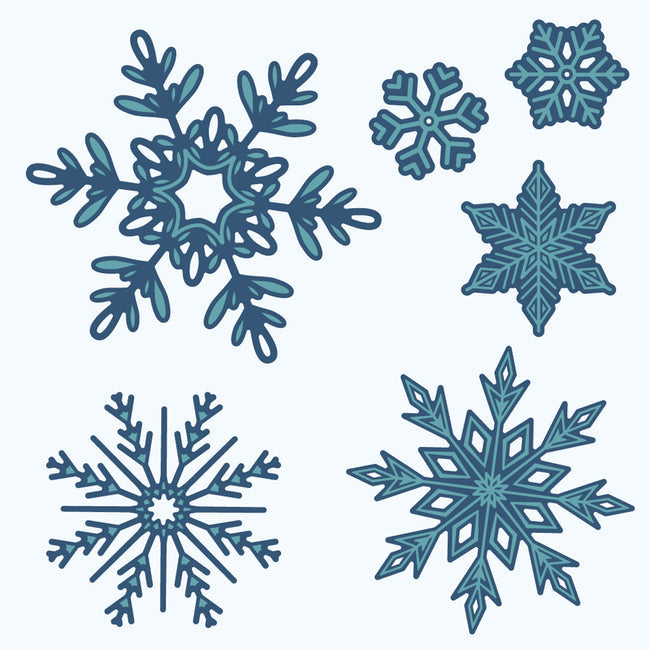 Honey Bee Lovely Layers Large Snowflakes Dies hbds-llsnow
