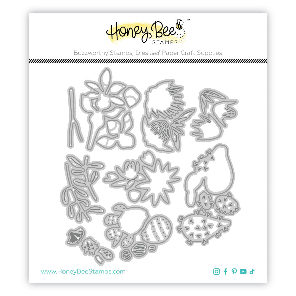 Honey Bee Lovely Layers Mini Desert Blooms Dies hbds-llmdbl Product Image