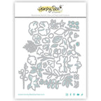 Honey Bee Lovely Layers Mini Holiday Florals Dies hbds-llmhf Detailed Image