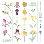 Honey Bee Lovely Layers Mini Spring Florals Dies hbds-llmnspf Layering Instructions