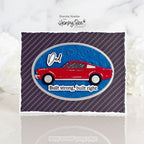 Honey Bee Lovely Layers Muscle Car Dies hbds-llmsclc Dad Classic Car Card