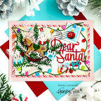 Honey Bee Lovely Layers Old Fashioned Rocking Horse Dies hbds-llofrh Dear Santa Card | color-code:ALT01