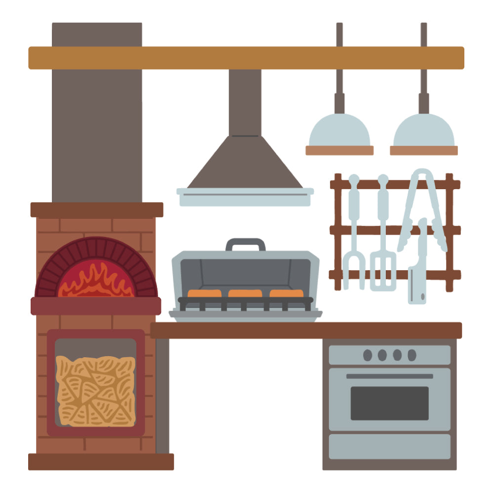 Honey Bee Lovely Layers Outdoor Kitchen Dies hbds-llodkit