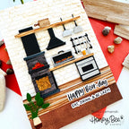 Honey Bee Lovely Layers Outdoor Kitchen Dies hbds-llodkit Masculine Beer Card