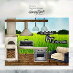Honey Bee Lovely Layers Outdoor Kitchen Dies hbds-llodkit To The Best Papa In The World Card
