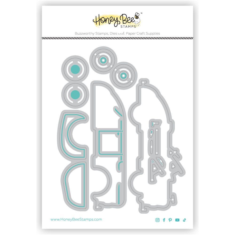 Honey Bee Lovely Layers Pedal Car Dies And Stencils Bundle HBDS-LLPEDC Pack