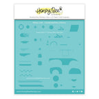 Honey Bee Lovely Layers Pedal Car Dies And Stencils Bundle HBSL-161 in Packaging