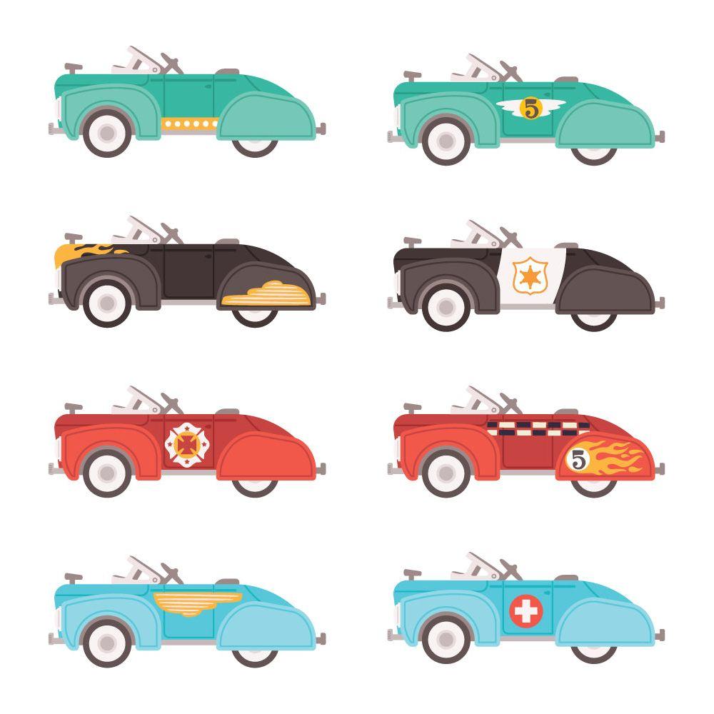 Honey Bee Lovely Layers Pedal Car Dies And Stencils Bundle Mock Up Samples