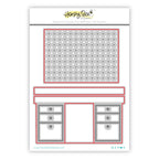 Honey Bee Lovely Layers Pegboard And Desk Dies hbds-llpdsk Alternative Image