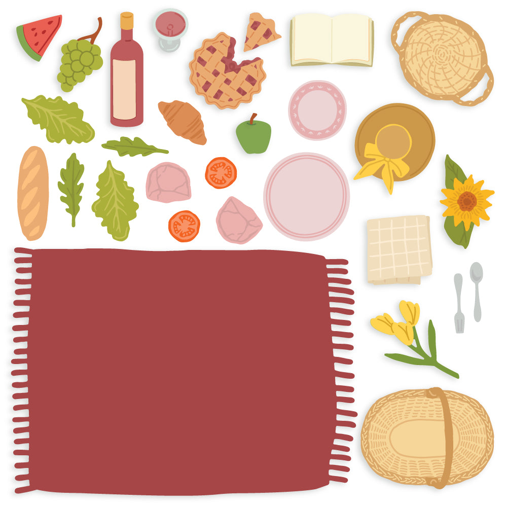 Honey Bee Lovely Layers Perfect Picnic Dies hbds-llppcnc