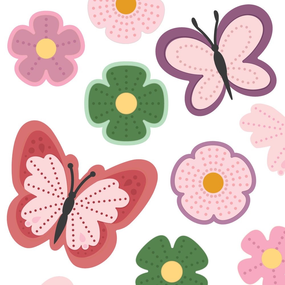 Honey Bee Lovely Layers Petals And Wings Dies hbds-llptlwg Butterflies And Flowers