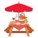 Honey Bee Lovely Layers Picnic Table Dies hbds-llpctbl