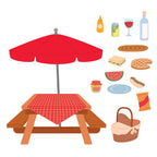 Honey Bee Lovely Layers Picnic Table Dies hbds-llpctbl Summertime Basket