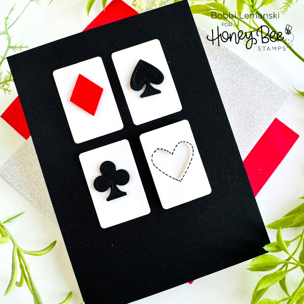 Honey Bee Lovely Layers Playing Cards Dies hbds-llplay Deck Of Card