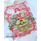 Honey Bee Lovely Layers Sleigh Bell Dies hbds-llslbl Christmas Bell Card