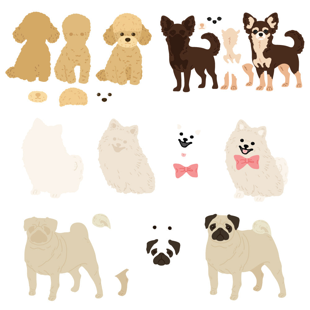 Honey Bee Lovely Layers Small Dogs Dies hbds-llsmld Detailed Image